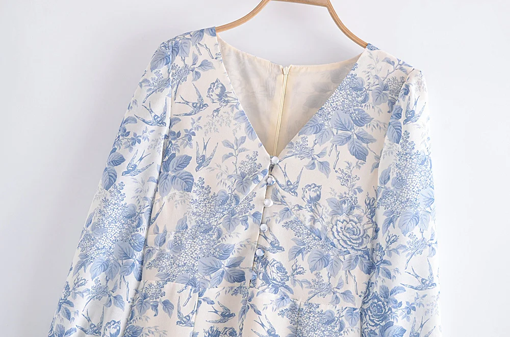 Женское прямое однобортное платье средней длины винтажное во французском стиле