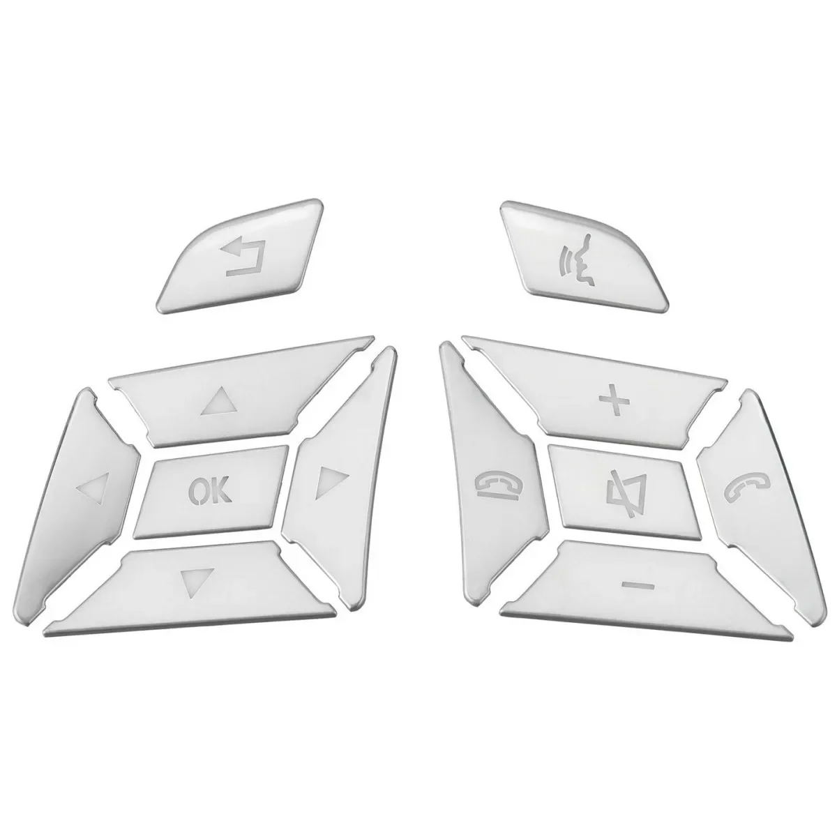 

Автомобильная кнопка на руле, накладка переключателя, украшение для Mercedes Benz A B C E ML GL CLA GLA GLK SL Class W176 W246 W212 W204