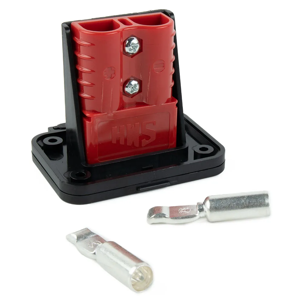 

120A FOR Anderson Plug Flush Mount Bracket Panel Bracket With Cover For Caravan Plug Panel Base Connector Fixing Bracket