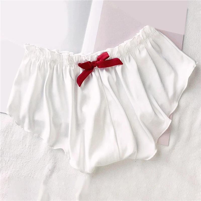 

Women Home Underwear Female Solid Color Short Panties Ladies Plus Size Sexy Briefs Interior New Lingeries Summer Cool Underpants