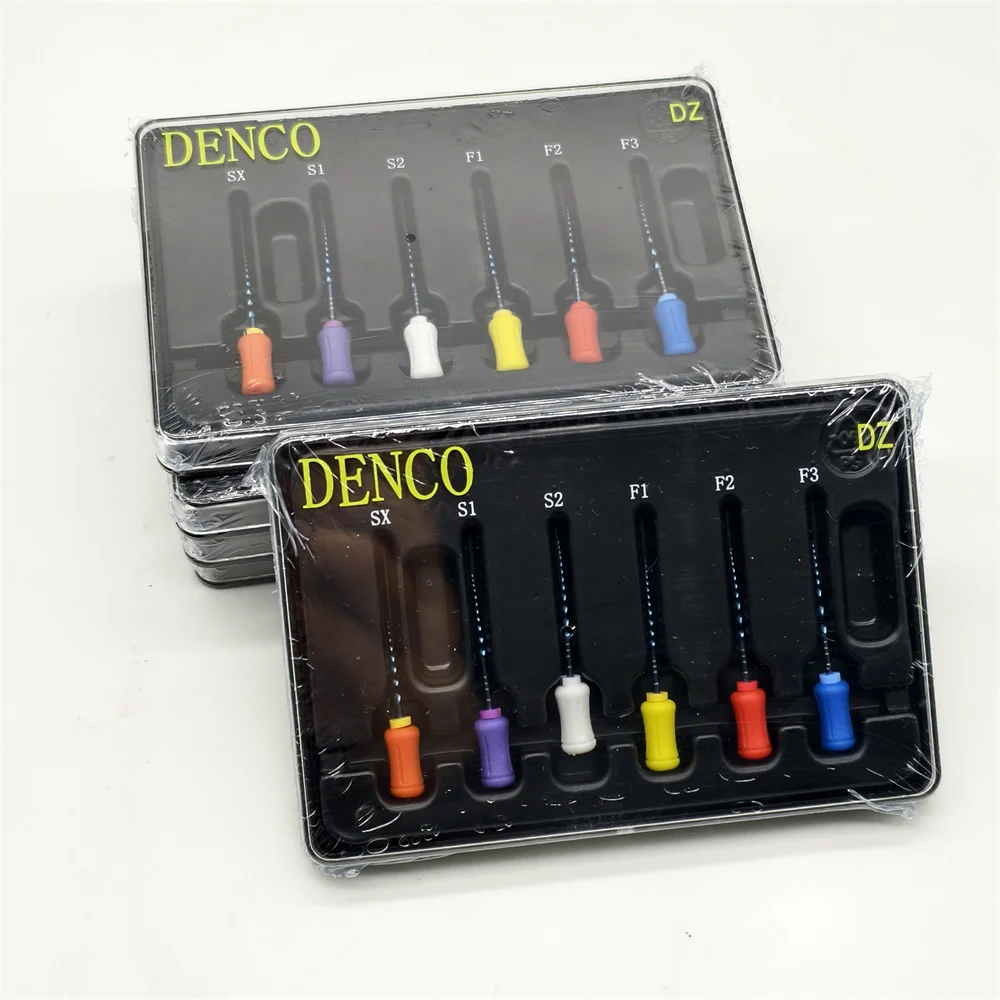 Фото Фильтры для ручного использования Denco NITI SUPER FILES L25mm SX-F3 Ассорти стоматологических инструментов для корневых каналов №2