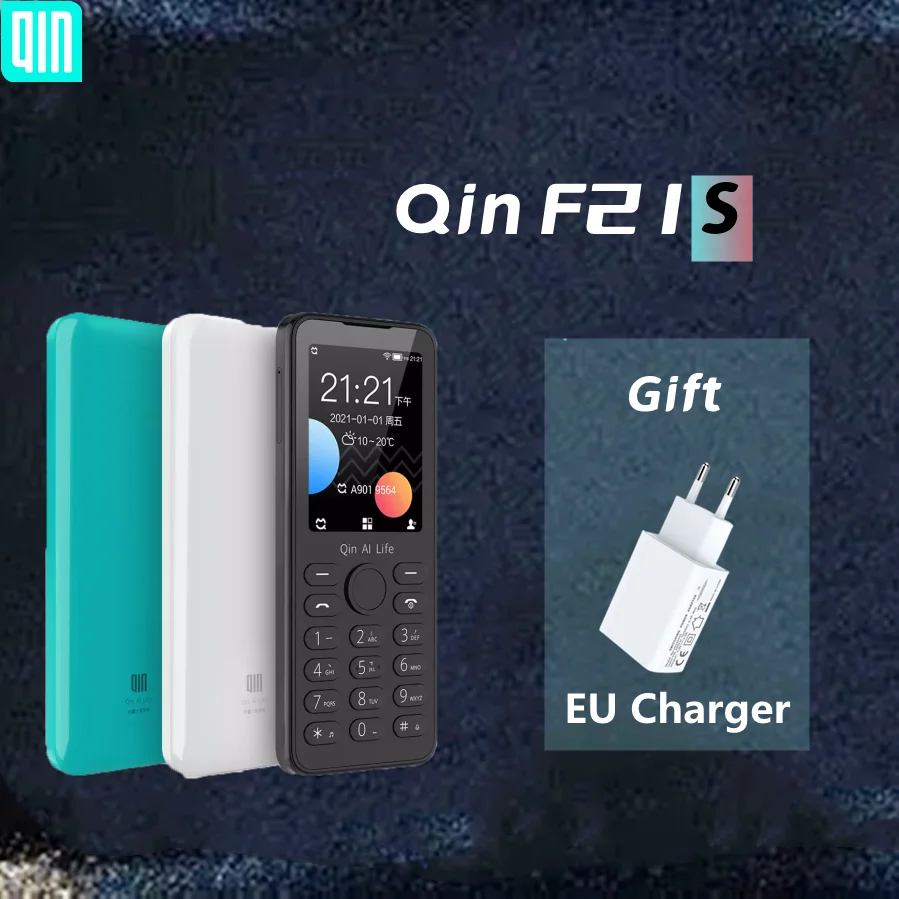 New Model Qin F21S Mobile Phone VoLTE 4G Network Wifi 2.4 Inch BT 4.2 Infrared Remote Control GPS Cell Phone
