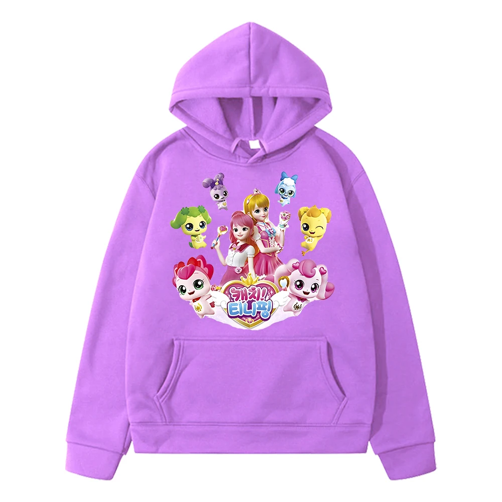 

Tini Ping kids clothes girls boys anime hoodie Fleece sweatshirt y2k sudadera Autumn Casual pullover hooded Children clothing