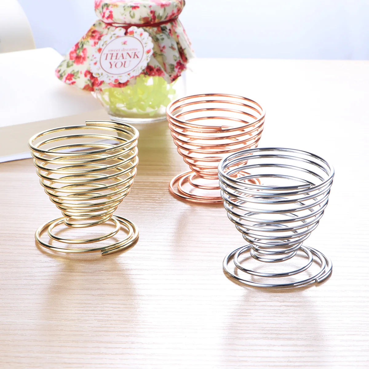 

3 Pcs Makeup Sponge Storage Shelf Powder Puff Bracket Holder Water Drop Stand Metal Organizer