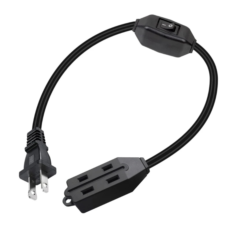 США Nema 1-15P до 1-15R Кабельная розетка Удлинительный кабель Поляризованный