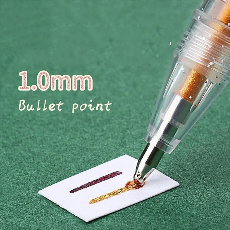 1 комплект цветных блестящих ручек блестящие гелевые ручки для детей цветная