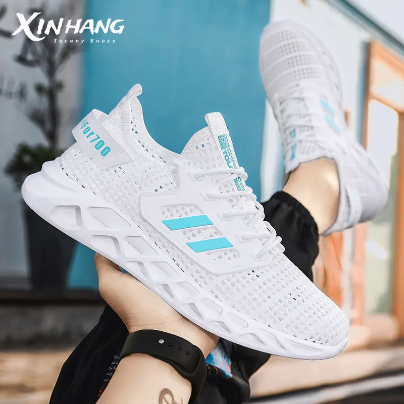 

Shoes for men Lightweight Vulcanized Shoes Breathable Non-slip Walking Running Sneakers 2022 New Lace-up White Trend Tenis Shoes