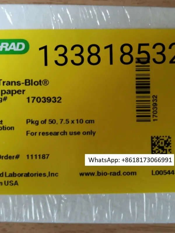 Ультратолстая переводная фильтровальная бумага Bio Rad 1703932/1703965/1703967/1703969/1703966