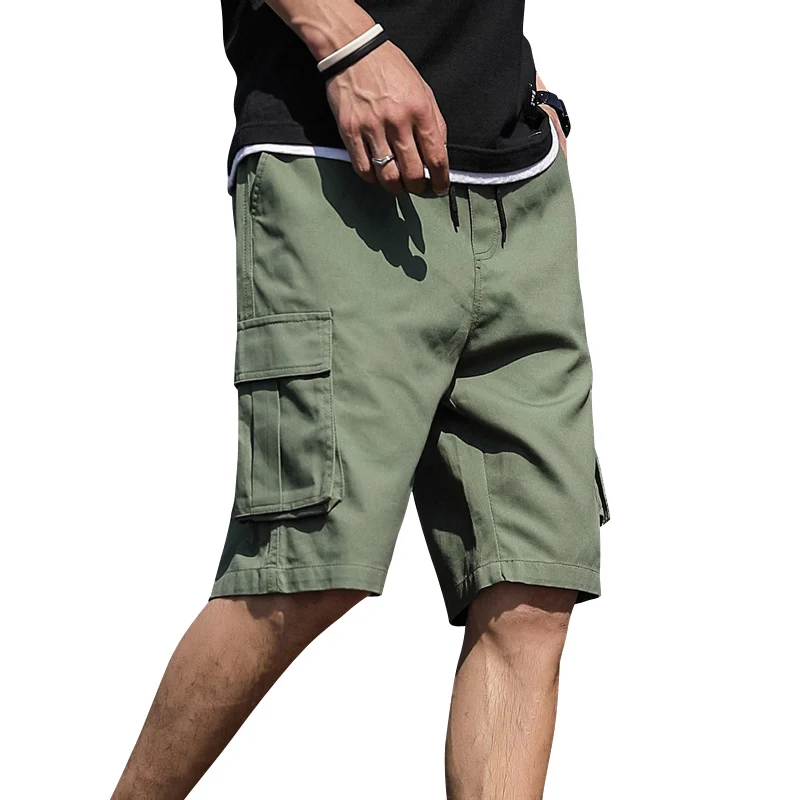 

S-9XL Plus Size Summer Fashion Bermudas Beach Pants Men Shorts Casual Loose Sports Pants Overalls Men High Quality Shorts