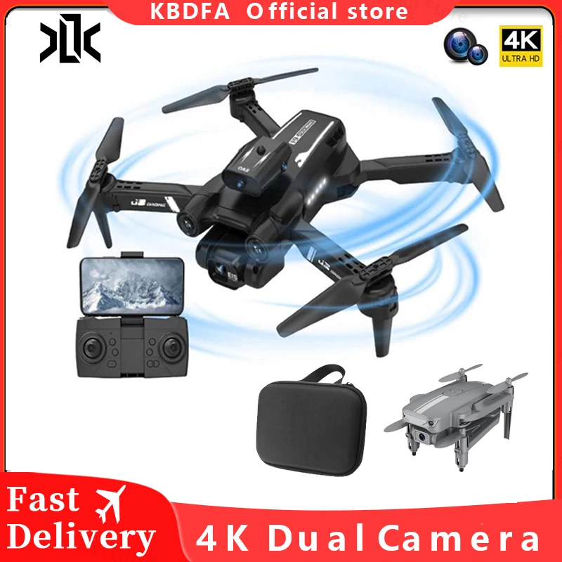 

KBDFA Mini Drone S17 RC Dron 4K Shadow Pixels HD Drones with Camera Wifi FPV Foldable Quadcopter RC Helicopters Toys for Gift