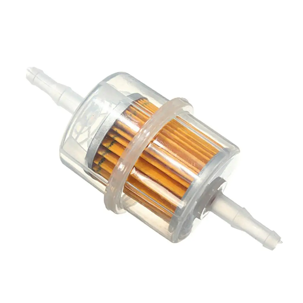 ü Car Auto Motorcycle Inline Petrol Fuel Filter Pasuje do rur 6mm 8mm1/4'' 5/16'' Wąż