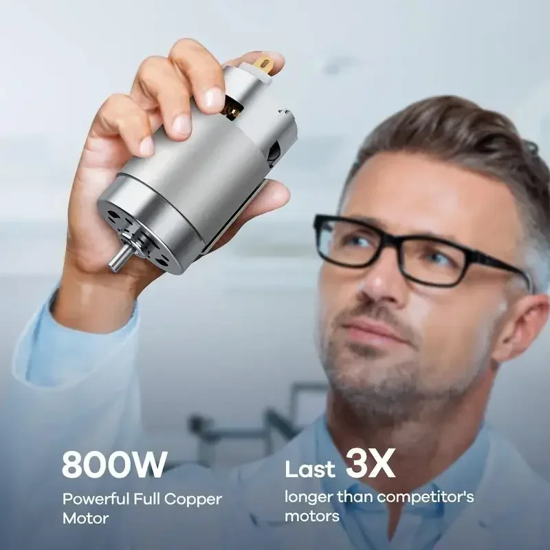 Погружной блендер AiDot Ganiza Ручной 5 в 1 16-скоростной ручной с лезвием из нержавеющей