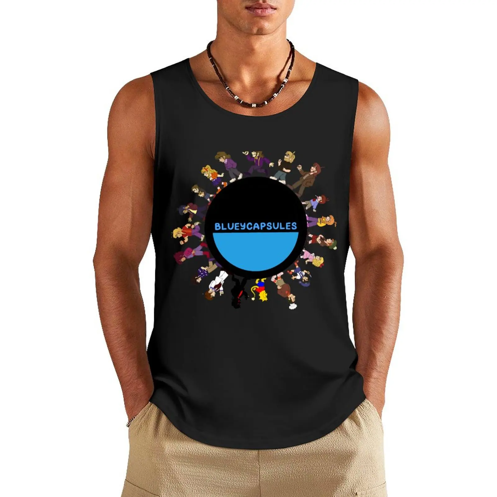 Классическая майка BlueyCapsules для мужчин мужской жилет