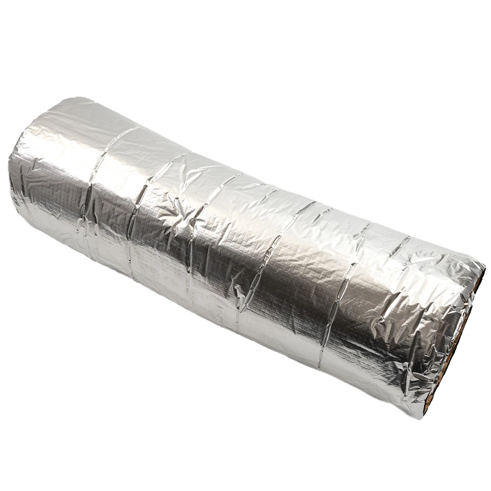

10mm Car Hood Insulation Sound Deadening Pad Heat Shield Thermal Mat Aluminum Insulation Cotton Exterior Car Accessories