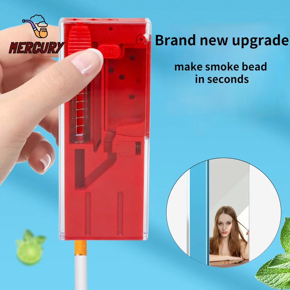 

MERCURY Menthol Beads Pusher Pops Updated Popping Capsule Case Mixed Bursting Fruit Flavor Diy Smoking Accessories