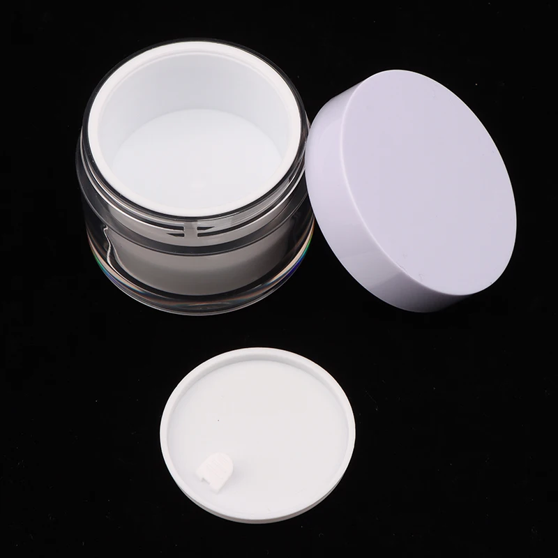 1 шт. круглые многоразовые бутылки пластиковая пустая косметическая банка