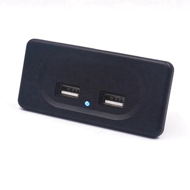 2 шт. автомобильное зарядное устройство с двумя USB-портами 4 8 А 12 В 24