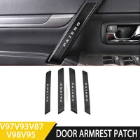 Stainless Steel Wire Drawing Door Handle Cover For Mitsubishi Pajero V93V97V98V95 Door Handle Protection Patch Accessories