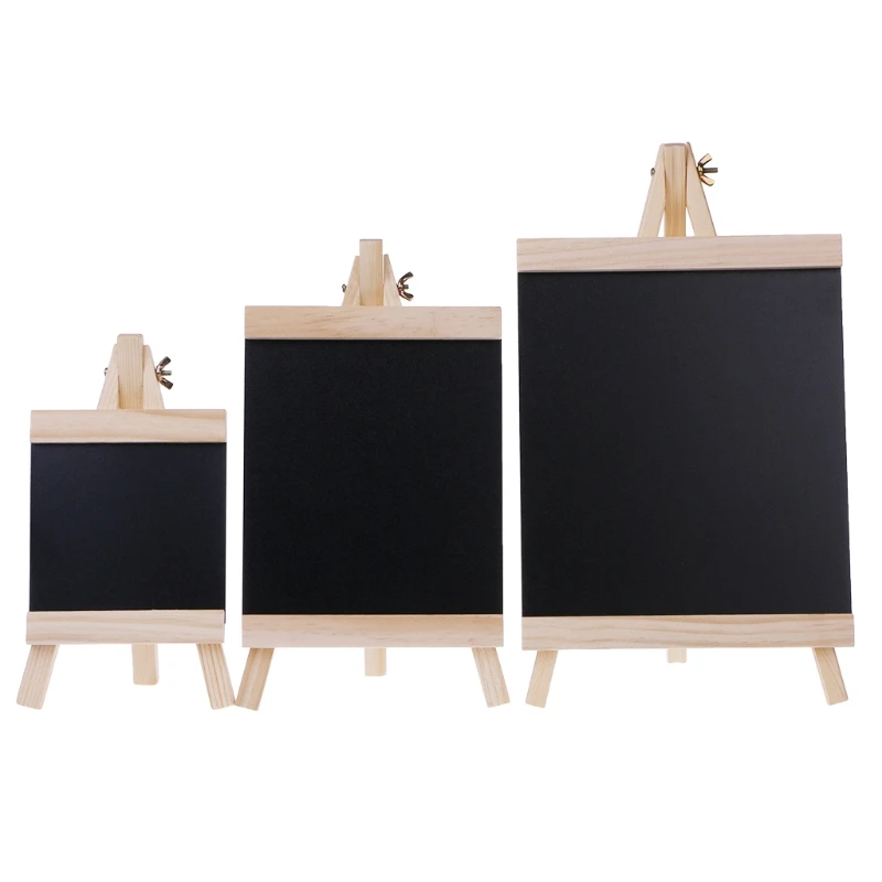 

Desktop Message Blackboard Easel Chalkboard Kids Writing Boards Collapsible