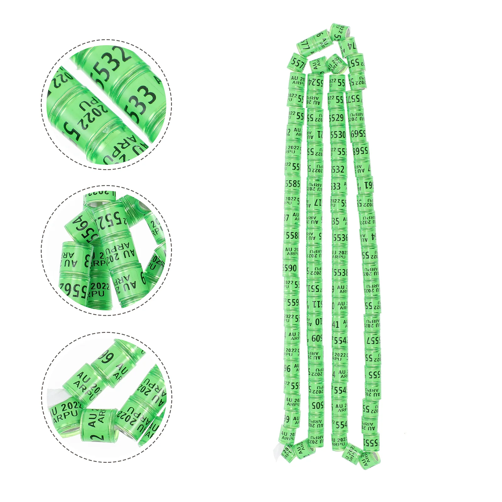

100pcs Pigeon Foot Band Rings Numbered Pigeon Leg Rings Pigeon Foot Rings