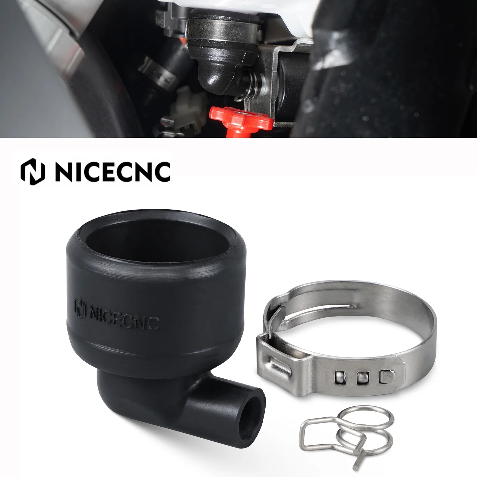 Кусок угловой для мотоцикла KTM EXC 300 2024 NiceCNC масляный бак флюорорубец EXC250 XCW 250 XC SX