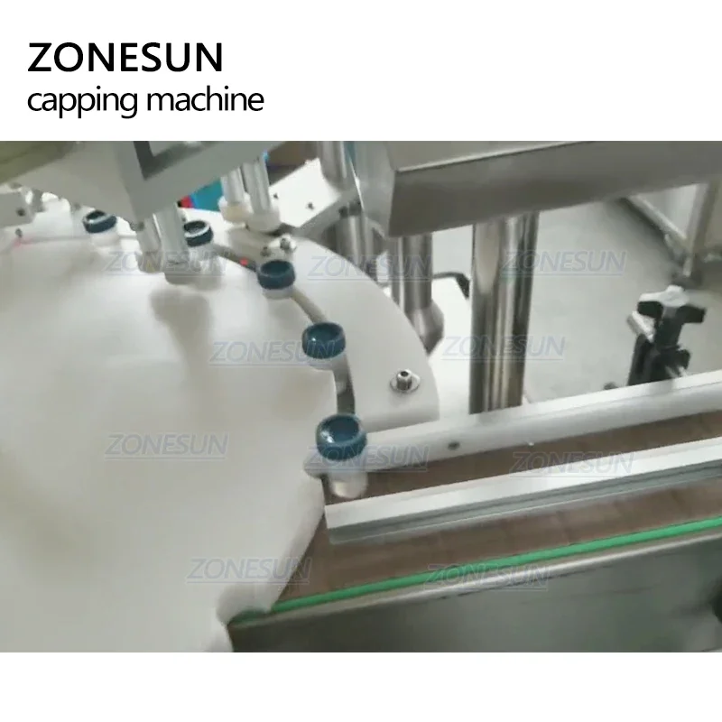 ZONESUN Пневматическая машина для наполнения воды напитков бутылок сока стеклянная