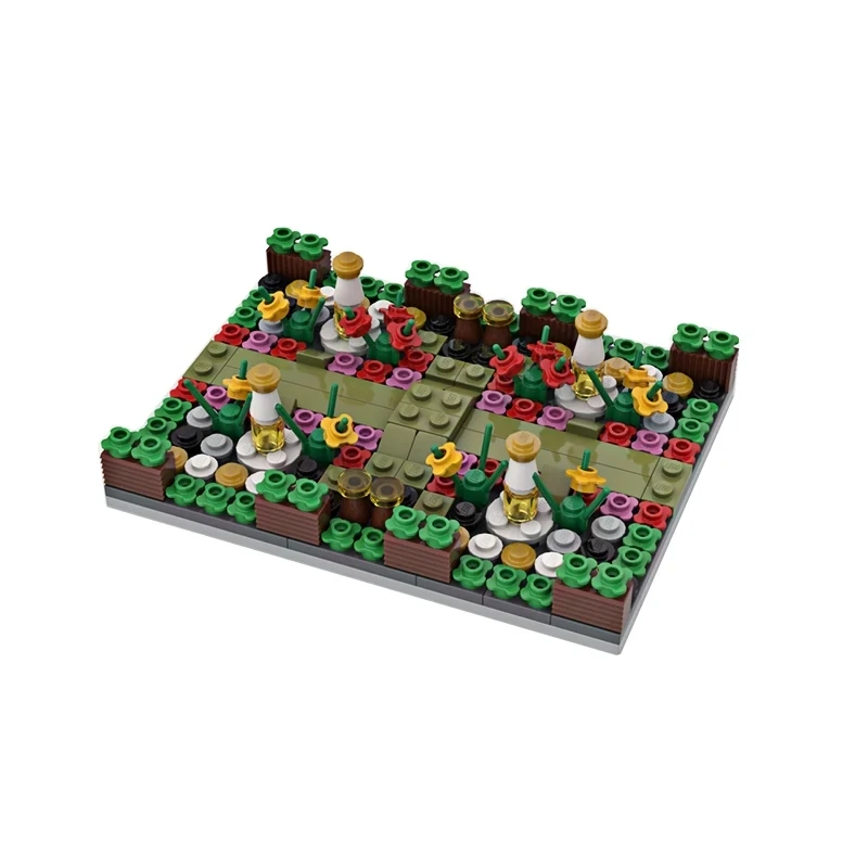 Изготовленный новый MOC-121313 Парижский сад, совместимый с отелем 10243, модульные строительные блоки, кирпичи, головоломки, игрушки «сделай сам», подарки на день рождения для мальчиков (art.: 3920d2ed31d48) - 3920d2ed31d48