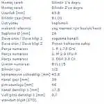 

280600 для поршня + сегмента (мм STD 1, 2, поршень) A3 A4 ALTEA LEON TOLEDO III OCTAVIA SUPERB CADDY III EOS GOLF V / PLUS J