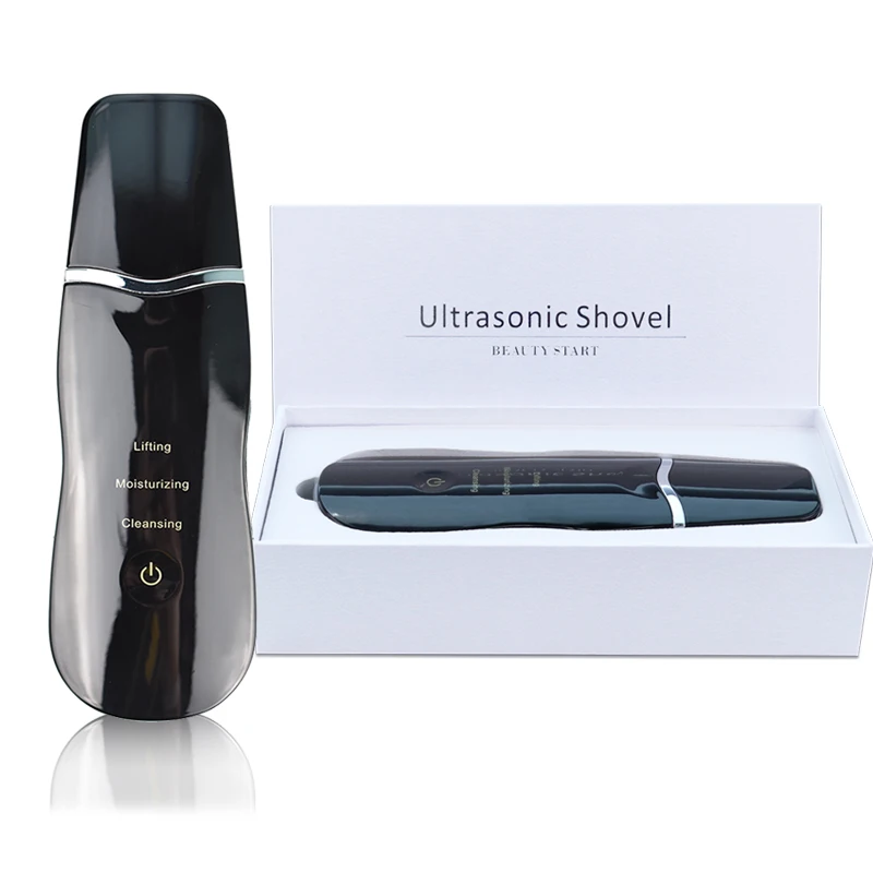 

Rechargeable Ultrasonic Skin Scrubber Face Lifting Peeling Vibration Blackhead Removal Exfoliating Pore Facial Cleaning Machine