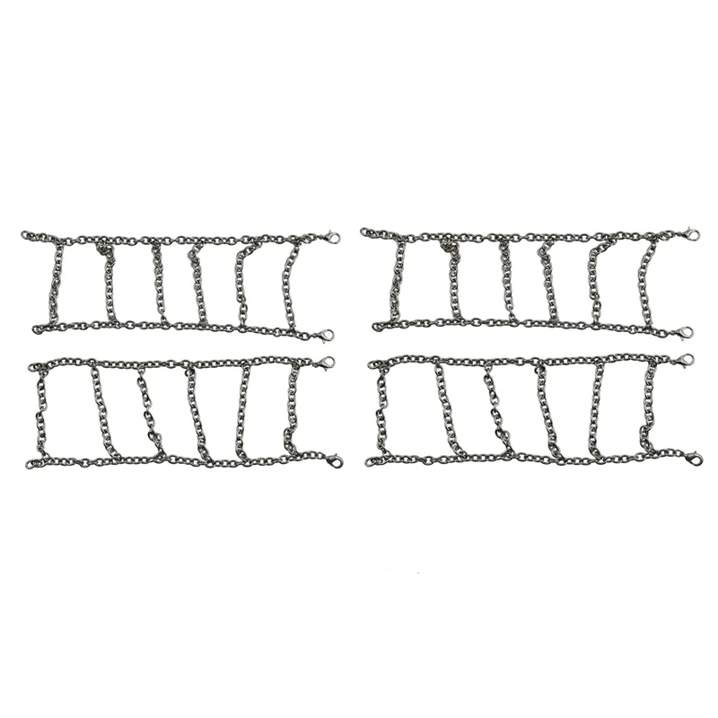 

Для MN86S MN86KS MN86 MN86K MN G500 4 шт. металлические шины Снежная цепь снежные шины противоскользящие цепи 1/12 радиоуправляемые автомобильные обновлен...