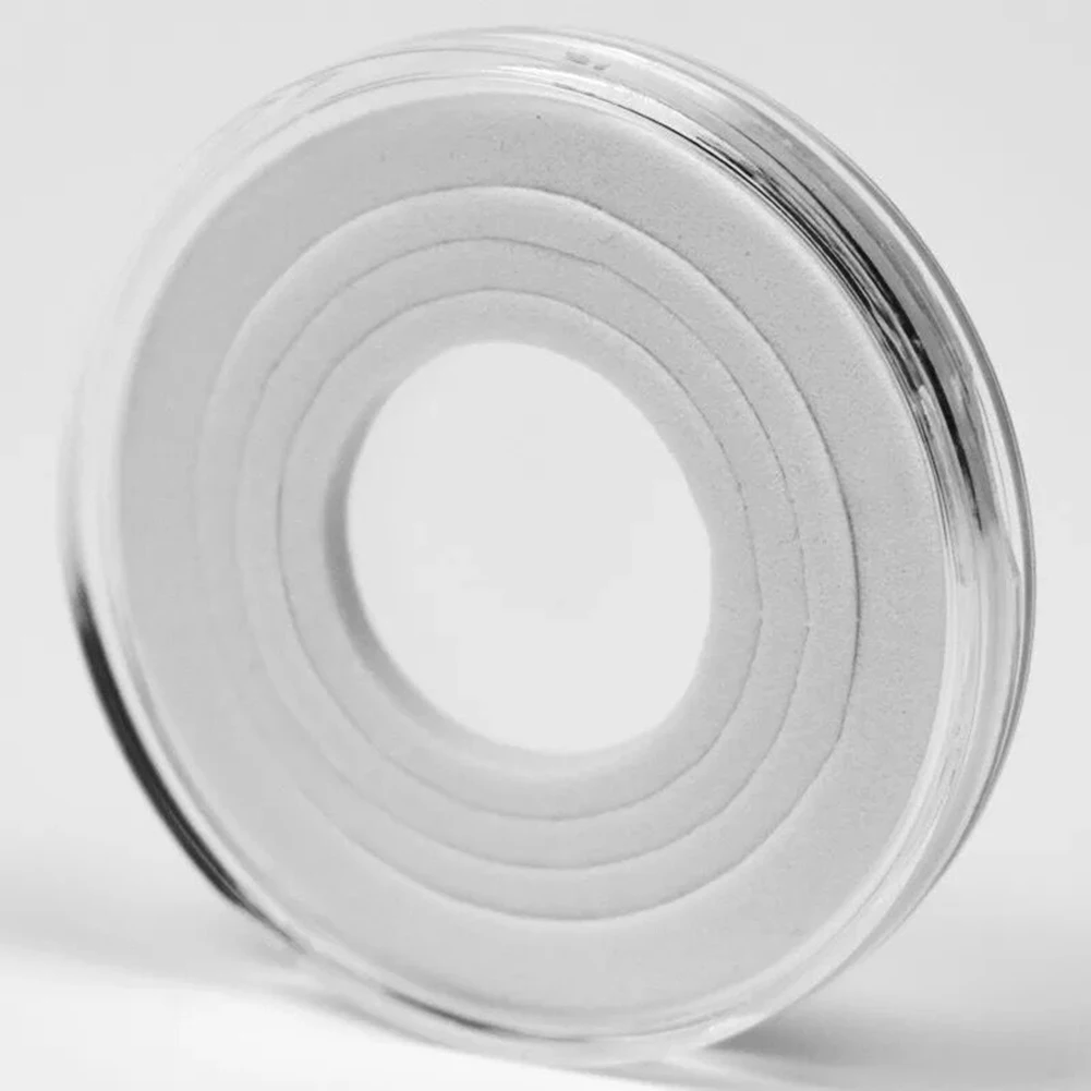 

25pcs 30mm Transparent Plastic Coin Box With EVA Inner Cushion Coin Collecting Box+10pcs Universal Inner Cushion