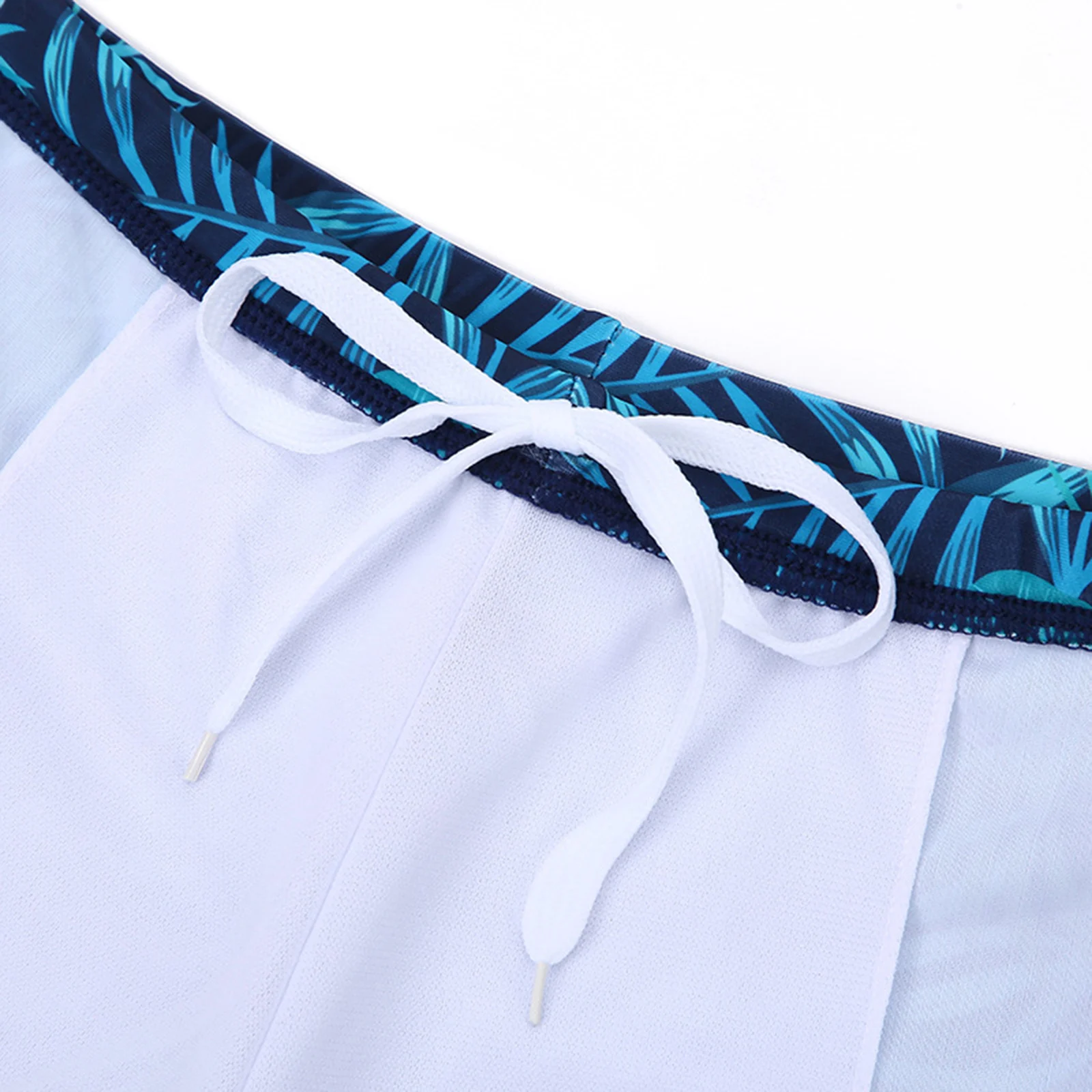 Kids Boys Summer Two Piece Swimsuit Beachwear Bathing Suit Quick-Dry Short Sleeve Swim Tops with Elastic Waistband Trunks