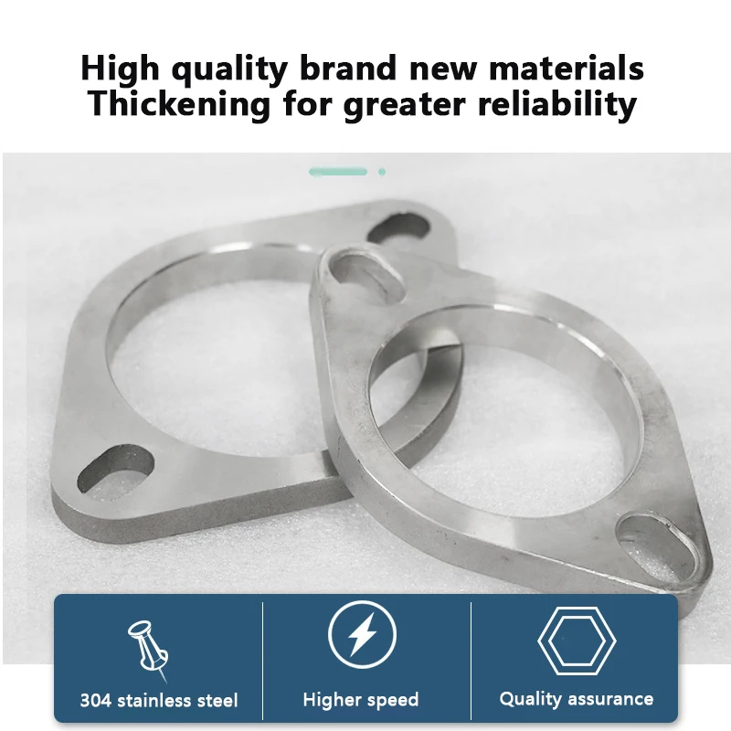 Автомобильные аксессуары универсальный глушитель из нержавеющей стали фланец