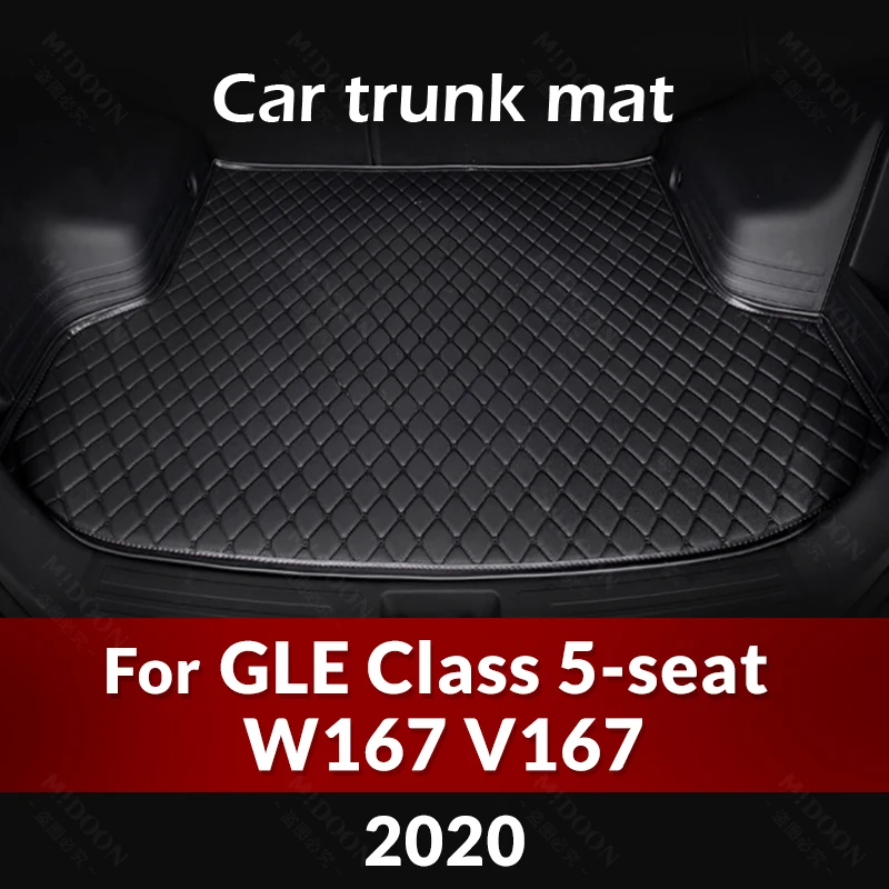

Автомобильный коврик для багажника Mercedes Benz GLE Class 5-Seat W167 V167 GLE 350 450 580 2020, пользовательские автомобильные аксессуары, интерьер автомобиля