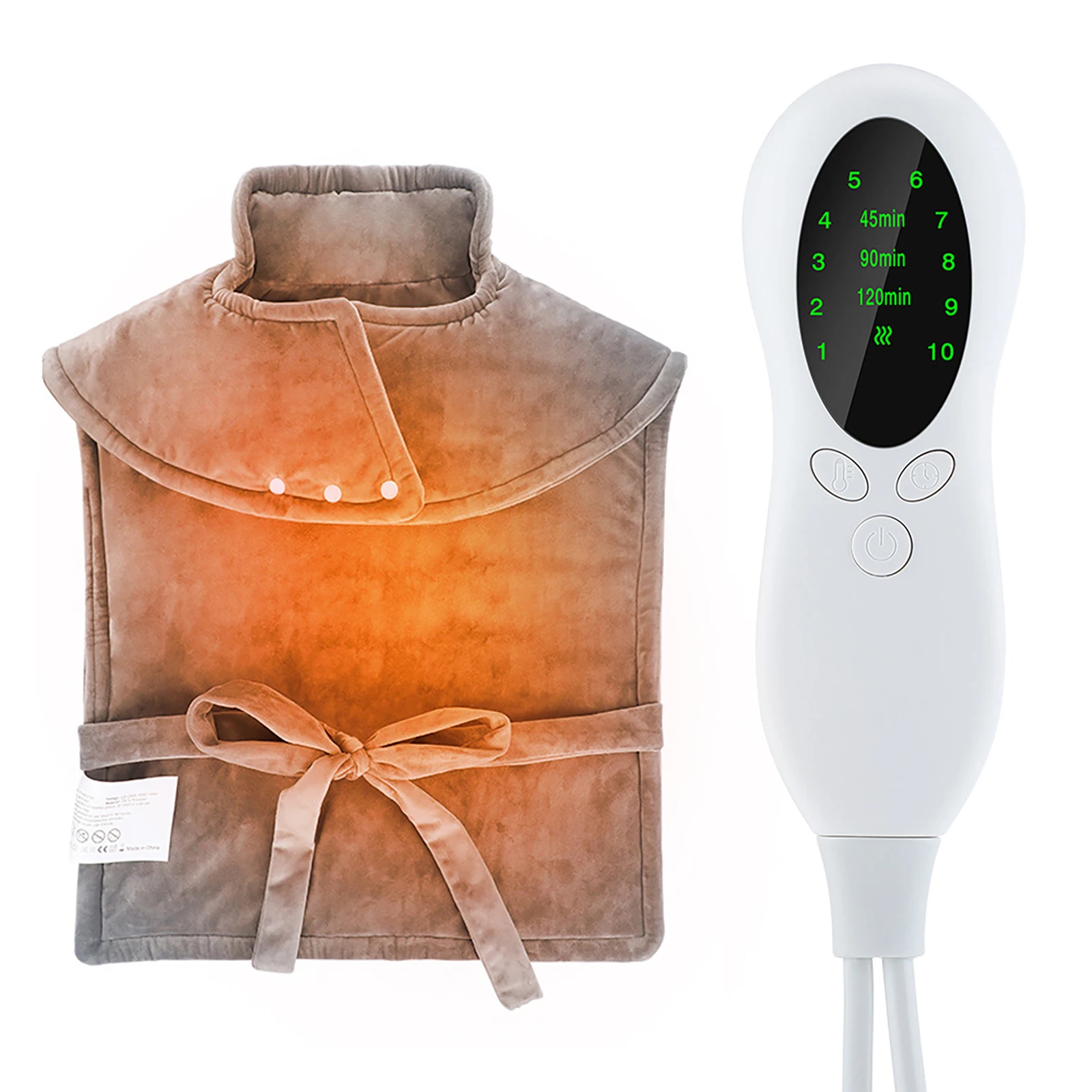 

Электрические нагреватели для тела, 10 скоростей нагрева, электрические нагревательные одеяла для снятия боли в суставах, нагревательная по...