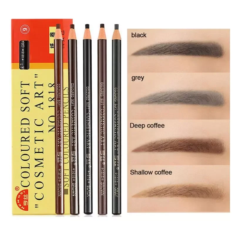 

2023NEW Microblading Women Makeup Eyebrow Pencil Waterproof Brown Eye Brow Tattoo Dye Tint Pen Liner Long Lasting Eyebrow