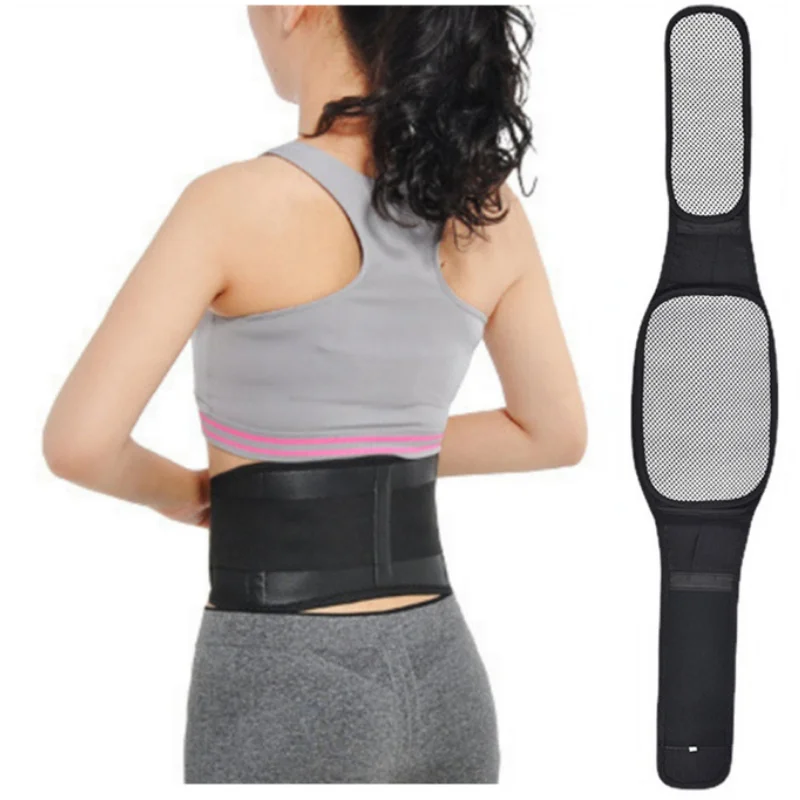

Magnetic Self-Heating Lower Back Lumbar Waist Pad Belt Support Protector Promote Blood Circulation Ease Pain Brace Massage Band