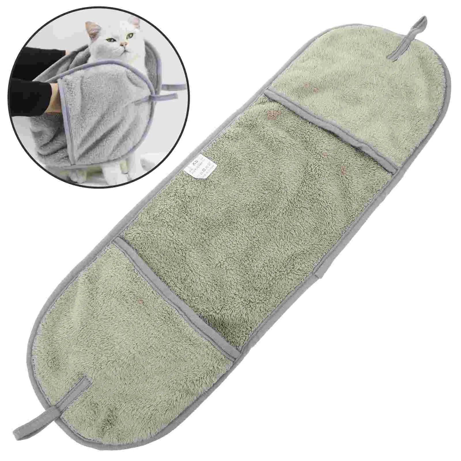 

Towel Dog Pet Bath Drying Cat Bathing Shower Grooming Quick Supplies Towels Dogs Tool Fleece Coral Cartoon Microfiber Absorbent