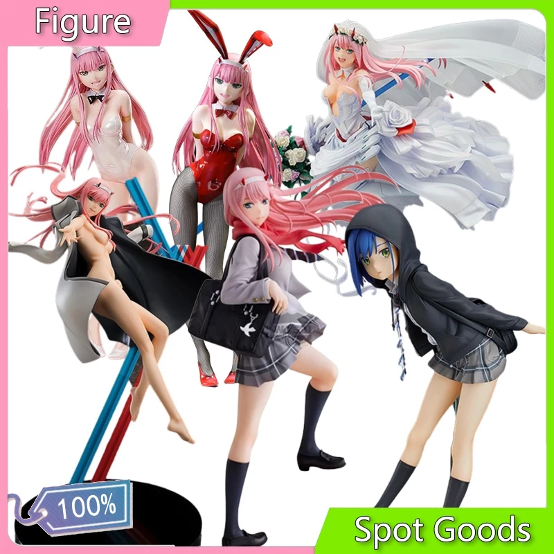 23 см Лидер продаж аниме фигурка Дарлинг в Фране ZERO TWO 02 школьная плиссированная