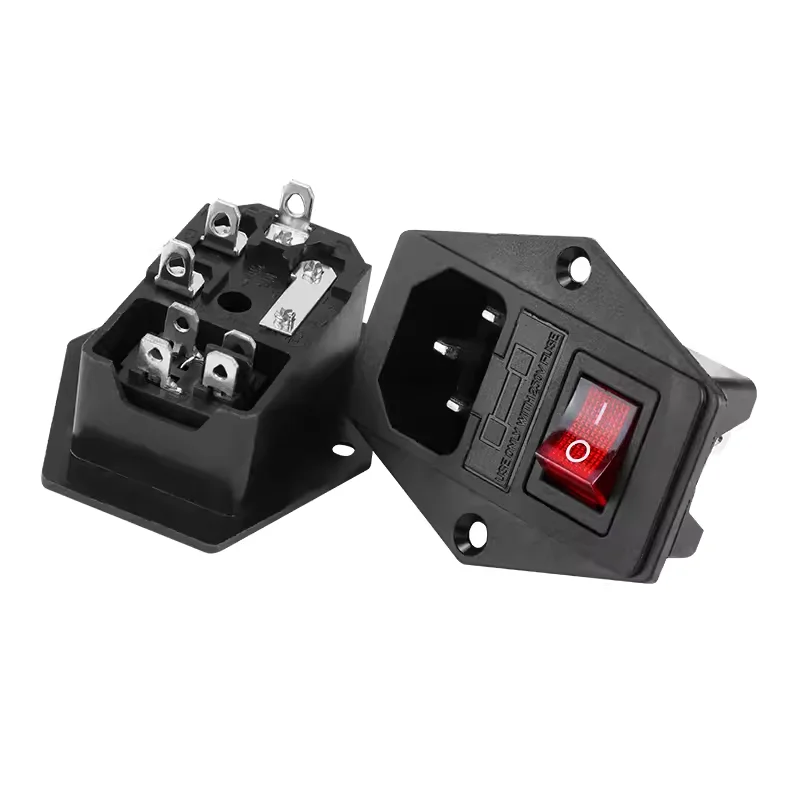 AC-08 AC01A с 10 А 250 В предохранительная Заглушка переключателем лодки 4-контактная