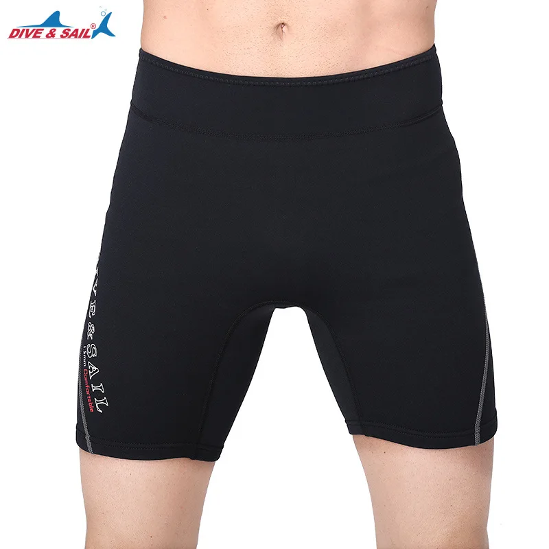 

DIVE&SAIL 1.5mm Neoprene Winter Warm Diving Shorts Men Women Wetsuit Swimming Trunks Beach Short Pants for Rowing Diving Surfing