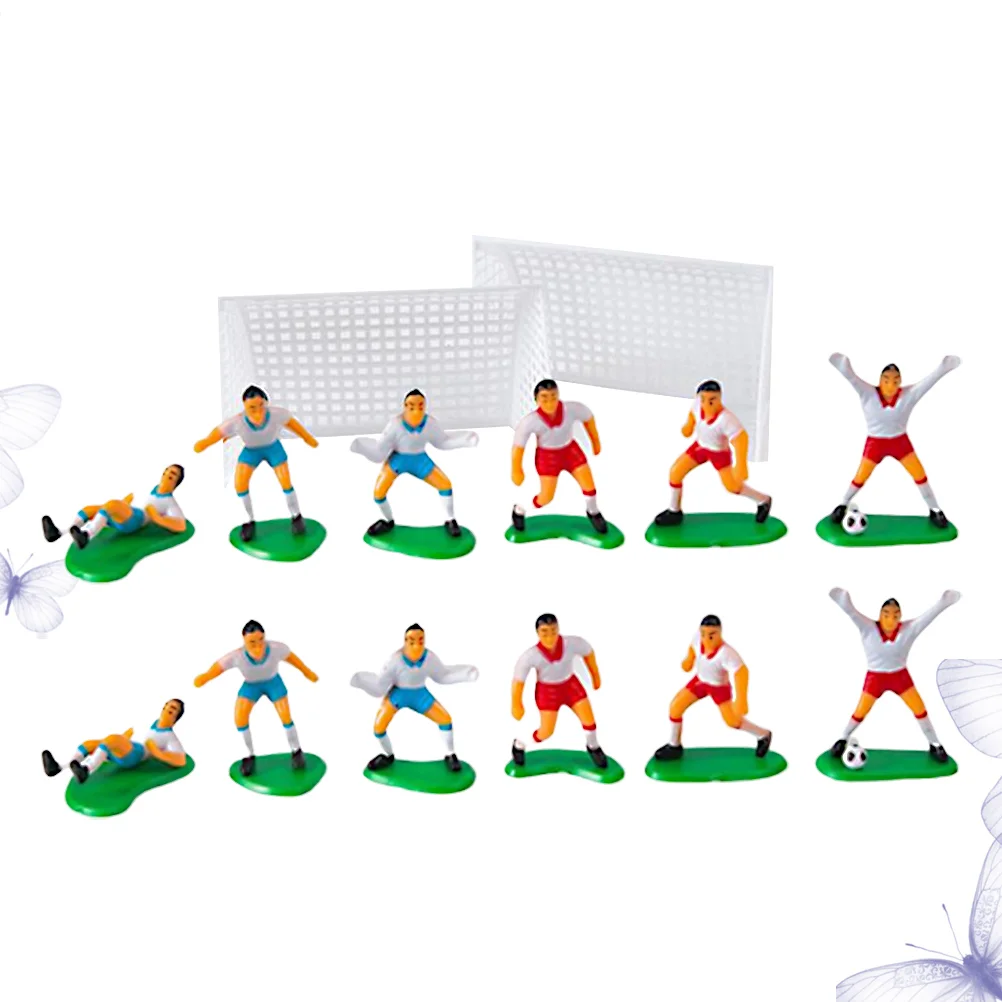 

Soccer Footballcupcake Theme Decorations Birthday Supplies Net Goal Kit Baby Party Shower Dessert Toothpick Picks Decoration