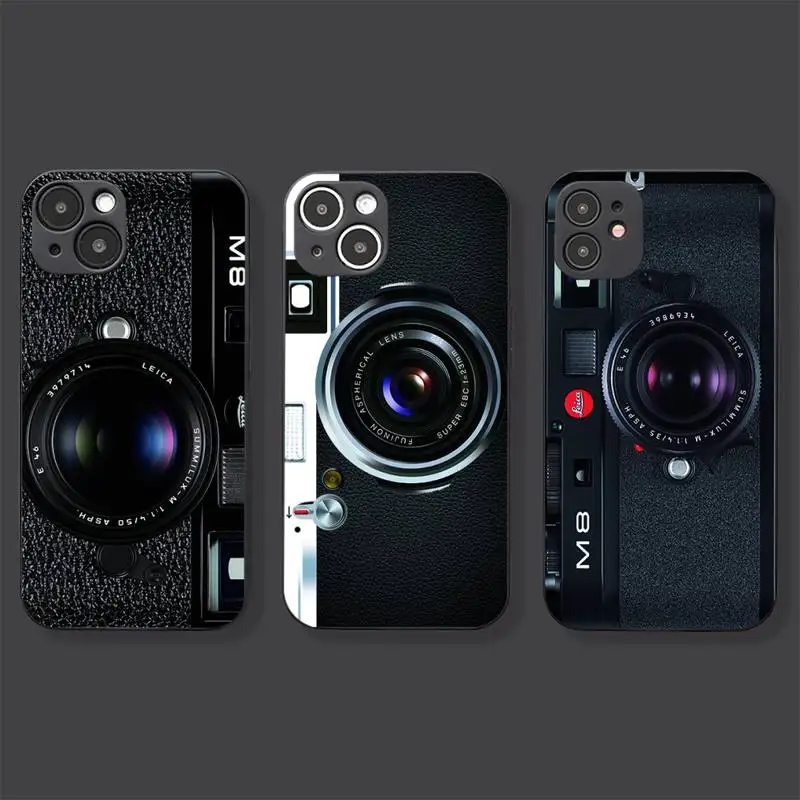 

3D Retro Camera Phone Case For Iphone 7 8 Plus X Xr Xs 11 12 13 Se2020 Mini Mobile Iphones 14 Pro Max Case