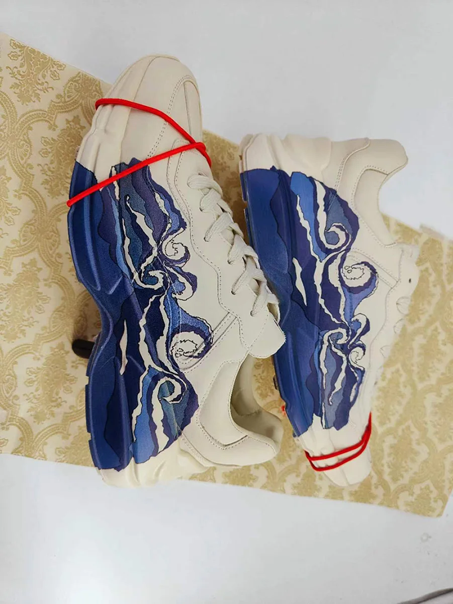 JH Hombres Deportiva Man Workout Masculinos Большая подошва Pria Dicke Sole Turnschuhe Aire Suelas Спортивная кожаная