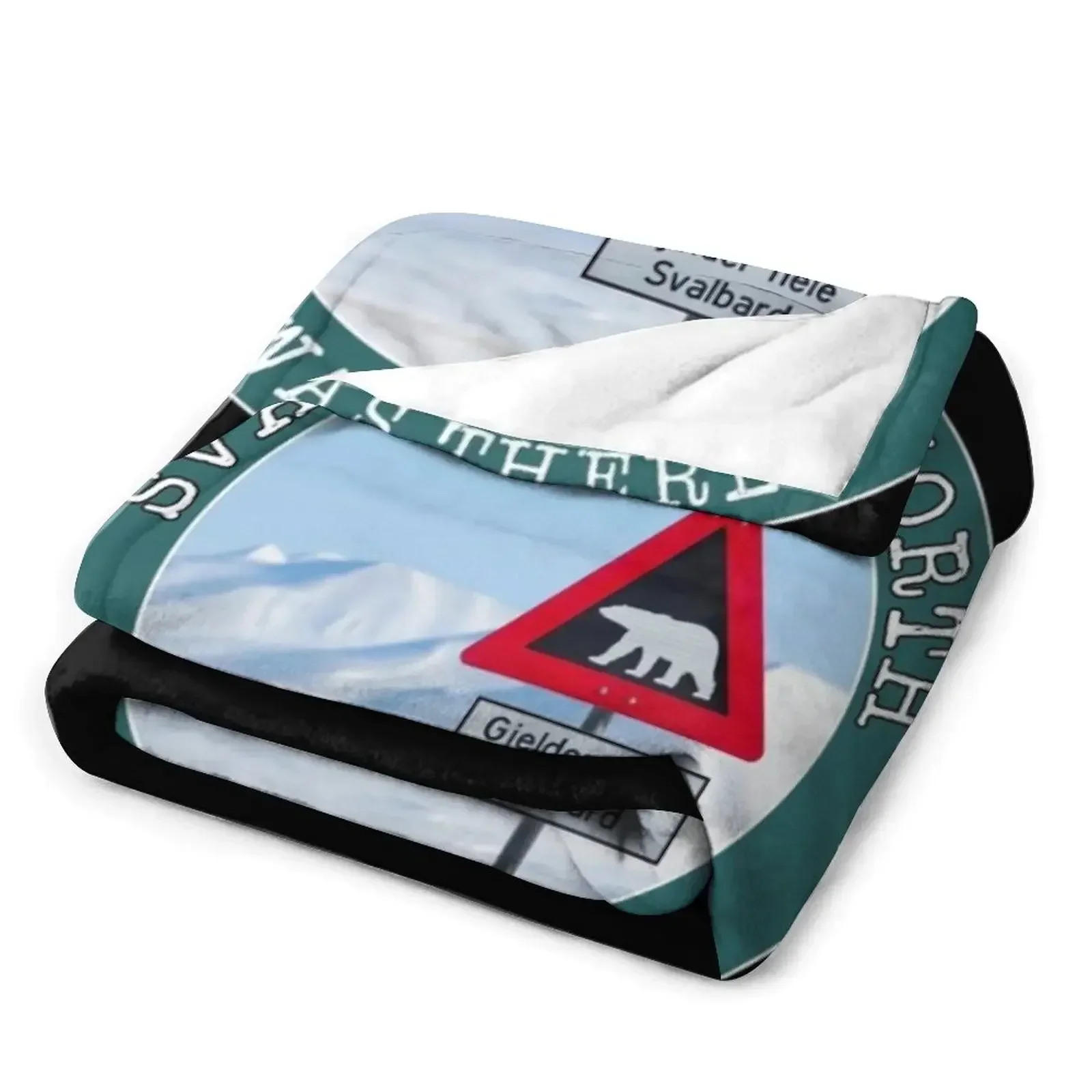 Svalbard 78р ° Северо я был. Одеяло Longyearbien Spitzbergen Arctic North Pole самое мягкие плюшевые