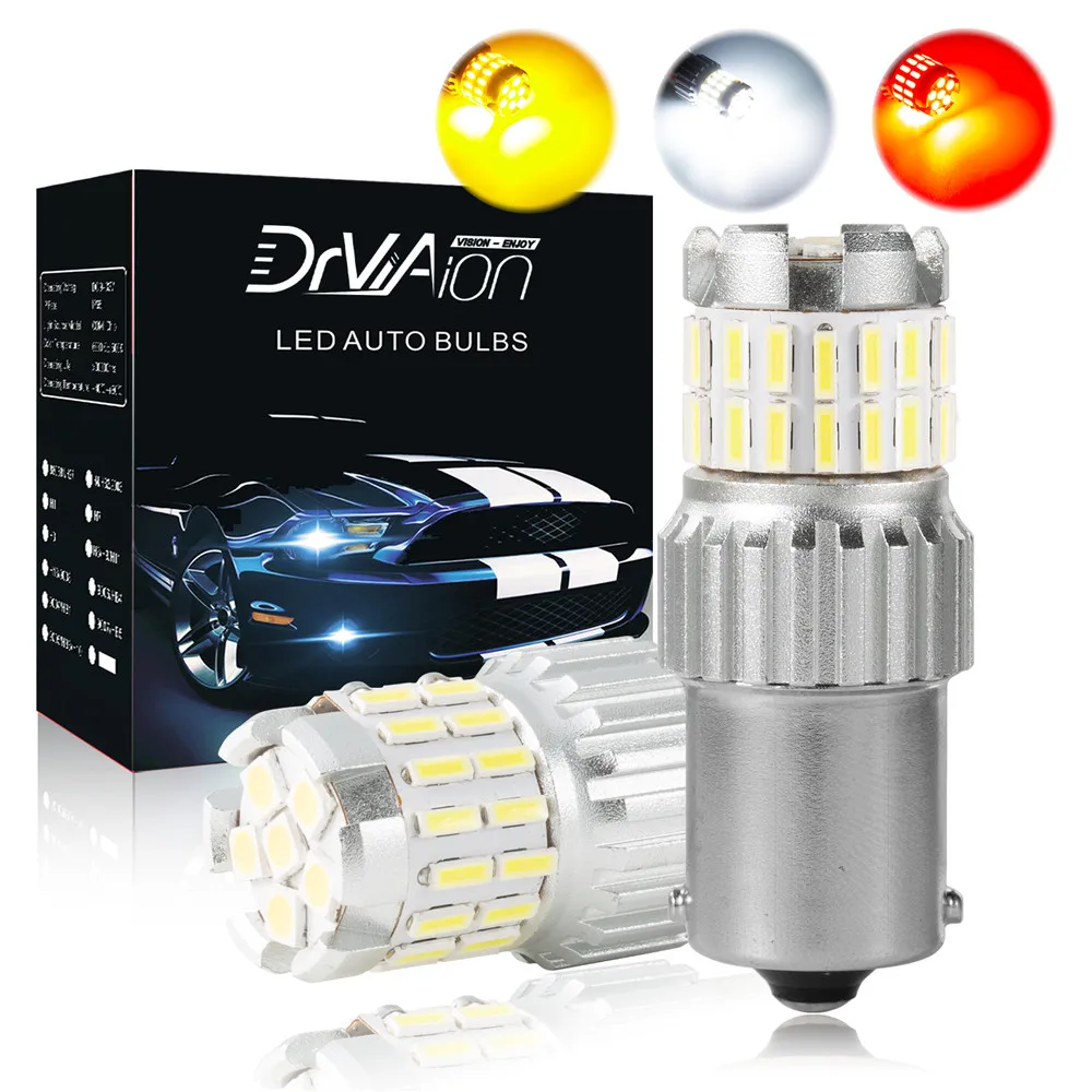 

1800lm Canbus P21w 1156 Ba15s Universal Led Running Light Durable Drl Lamp Led Bulb Car Accessories Superbright Turn Signal