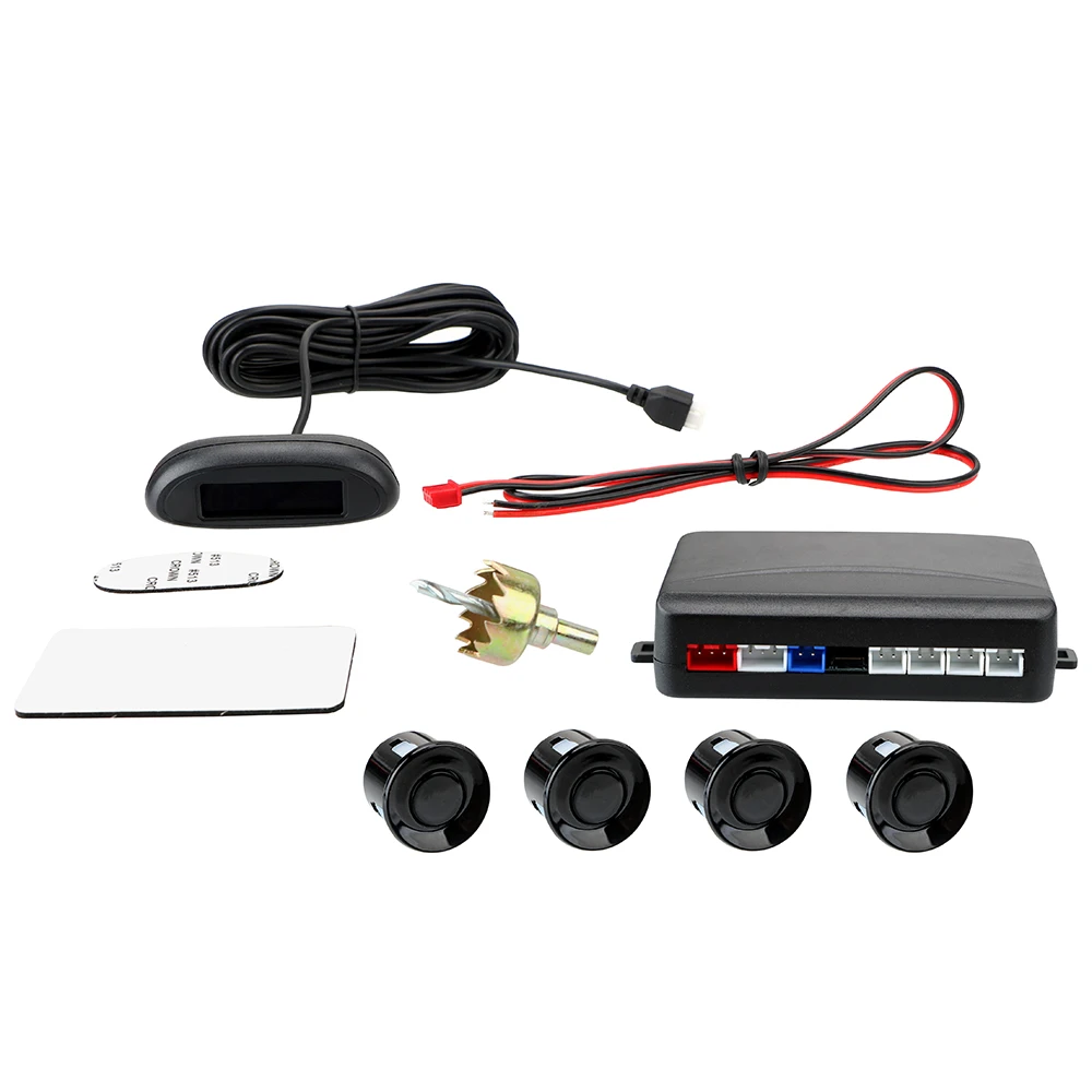 LEEPEE Parktronic Parking Sensor System LCD Cars Car Reversing Radar Buzzer Detector Automatic 12V DC | Автоэлектроника