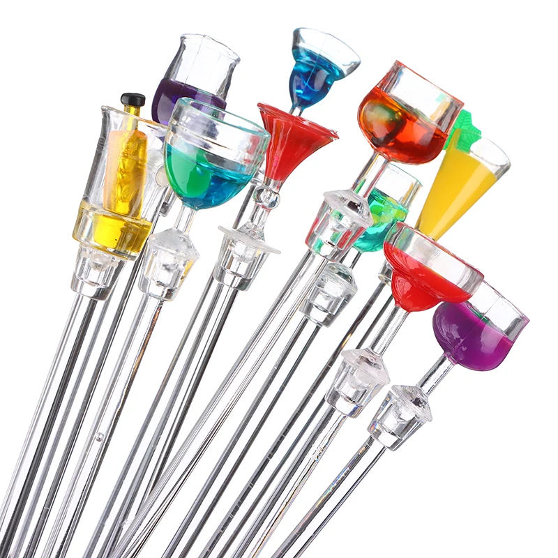 5pcs Cocktail Stirrer Coffee Mixer Stick Coffee Sticks Cockt