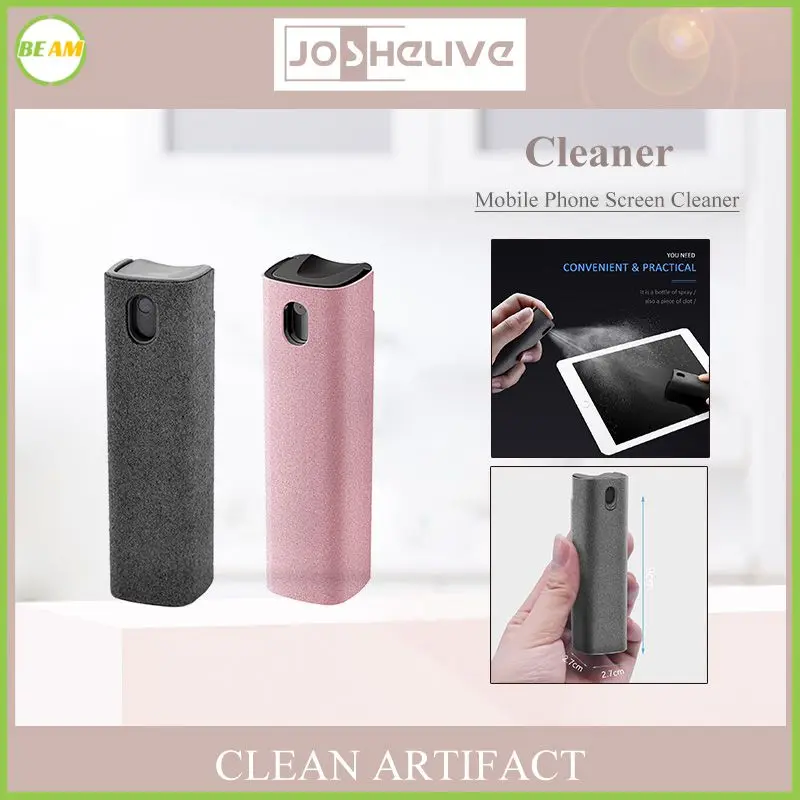 

Newest 2 In 1 Phone Screen Cleaner Spray Computer Mobile Phone Screen Dust Removal Tool Microfiber Cloth Set Cleaning Artifact