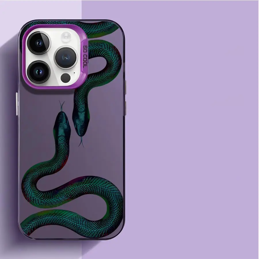 Чехол для телефона змеиная роза череп Blvck Apple iPhone 13 Pro Max 12 11 plus матовый